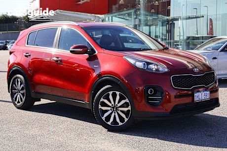 Red 2016 Kia Sportage SUV SLI 4X4