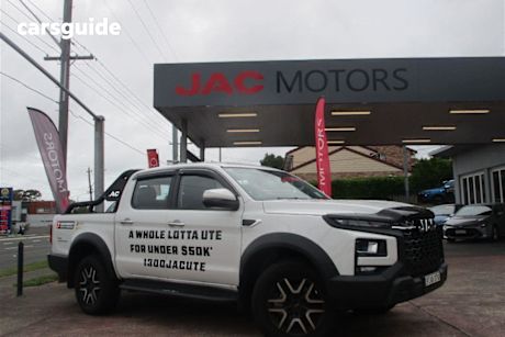 White 2024 JAC T9 UTE Dual Cab Pick-up Oasis (4X4)