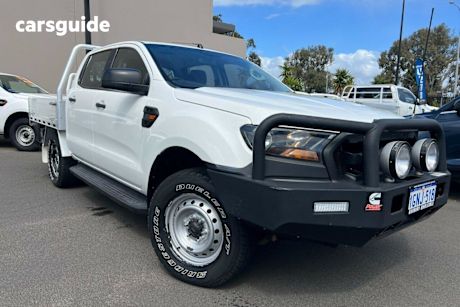 White 2018 Ford Ranger Crew Cab Chassis 3.2 Xl Plus (4X4)