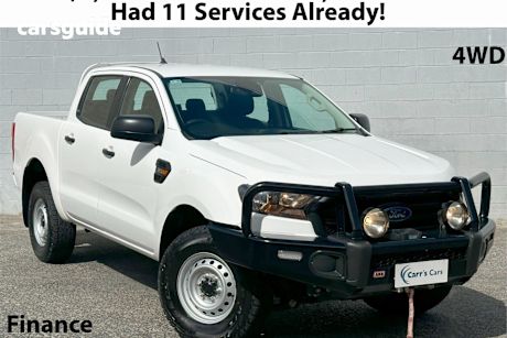 White 2021 Ford Ranger Ute Tray XL 4X4