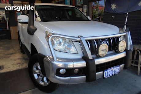 White 2012 Toyota Landcruiser Prado Wagon Gxl (4X4)