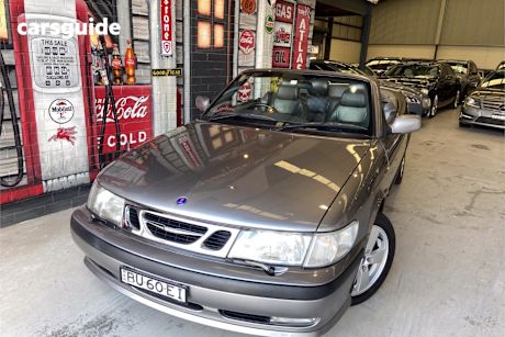 Grey 2002 Saab 9-3 Convertible TURBO F