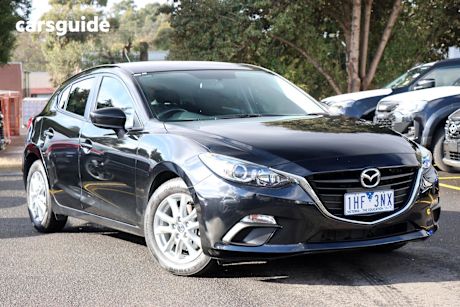 Black 2016 Mazda 3 Hatchback Maxx