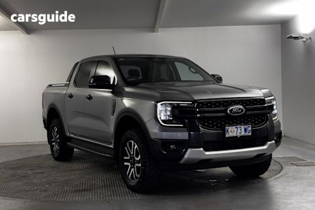 Grey 2023 Ford Ranger Double Cab Pick Up Sport 2.0 (4X4)