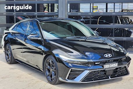 Black 2023 Hyundai I30 Sedan N LINE PREMIUM F