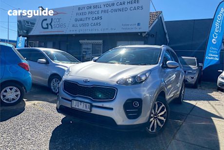 Silver 2016 Kia Sportage SUV SLI F