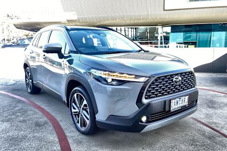 Grey 2024 Toyota Corolla Cross SUV ATMOS F