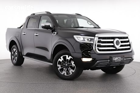 Black 2023 GWM UTE Ute Tray CANNON-L 4X4