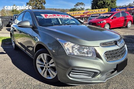 Silver 2015 Holden Cruze Sedan EQUIPE F