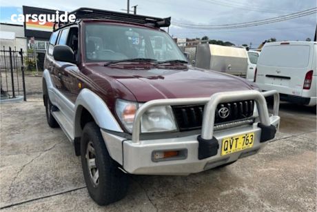 Red 1997 Toyota Landcruiser Prado Wagon Gxl (4X4)