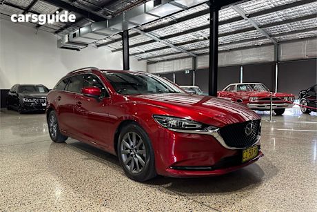 Red 2021 Mazda 6 Wagon Sport