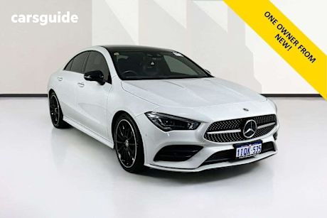 White 2021 Mercedes-Benz CLA250 Coupe 4Matic