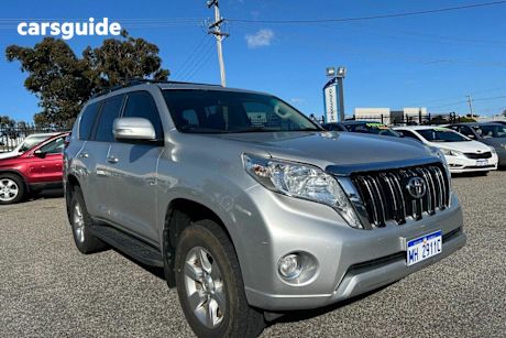 Silver 2015 Toyota Landcruiser Prado SUV GXL 4X4