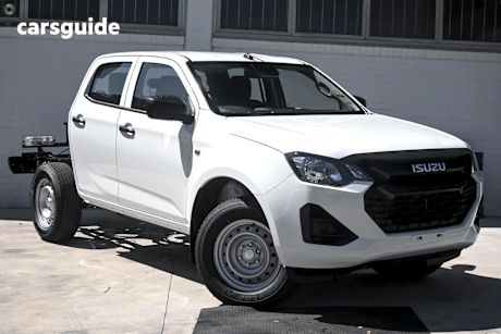 White 2025 Isuzu D-MAX Ute Tray SX 4X4