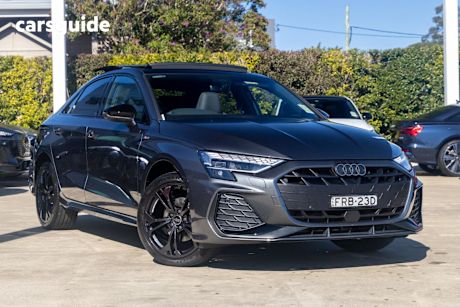 Grey 2025 Audi A3 Sedan 35 TFSI S LINE F