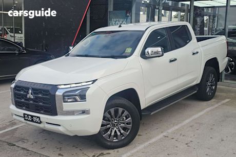White 2023 Mitsubishi Triton Ute Tray GLS 4X4