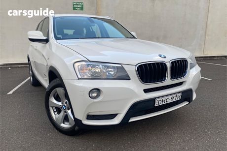 White 2011 BMW X3 Wagon Xdrive 20D
