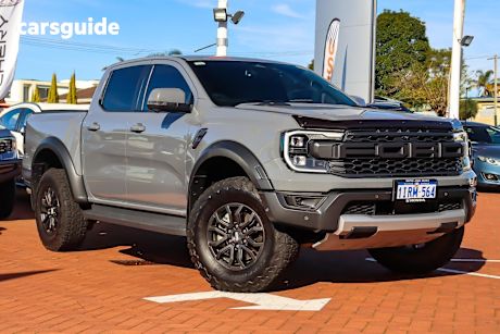 Grey 2022 Ford Ranger Ute Tray RAPTOR 4X4