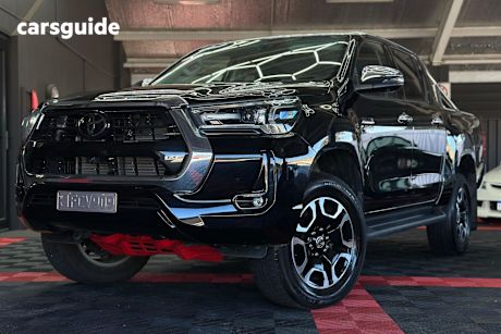 Black 2023 Toyota Hilux Ute Tray SR5 4X4