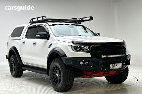 White 2022 Ford Ranger Ute Tray RAPTOR X 4X4