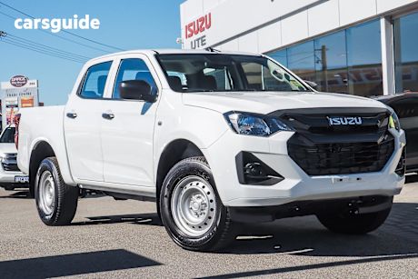 White 2025 Isuzu D-MAX Ute Tray SX 4X4