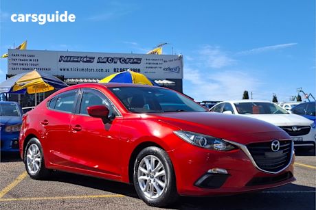 Red 2016 Mazda 3 Sedan Neo