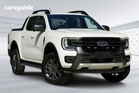 White 2024 Ford Ranger Ute Tray WILDTRAK 4X4