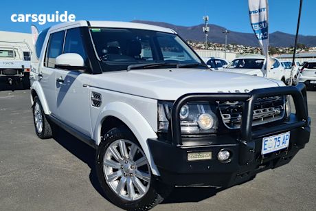 White 2014 Land Rover Discovery SUV TDV6 4X4