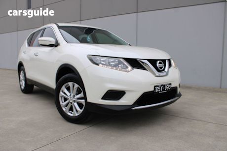White 2015 Nissan X-Trail Wagon St 7 Seat (Fwd)