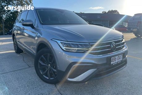 Silver 2023 Volkswagen Tiguan Wagon Allspace 110Tsi Life