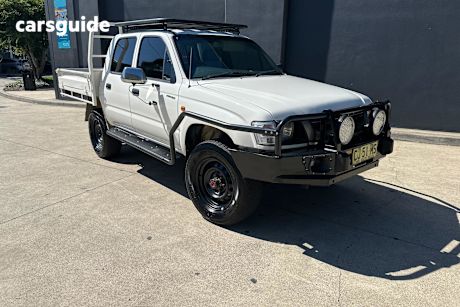 White 2003 Toyota Hilux Dual Cab Pick-up (4X4)