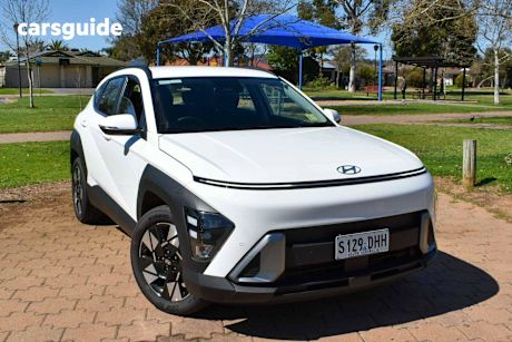 White 2025 Hyundai Kona Wagon Hybrid