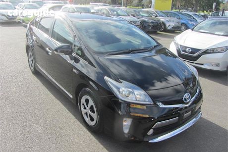 Black 2012 Toyota Prius Hatch PLUG-IN HYBRID