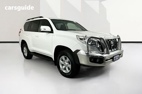 White 2017 Toyota Landcruiser Prado Wagon Gxl (4X4)