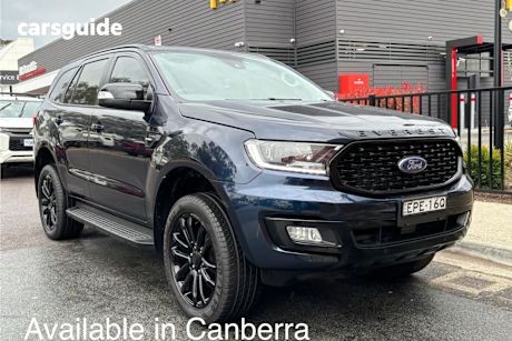 Blue 2021 Ford Everest SUV SPORT 4X4