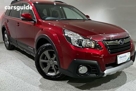 Red 2014 Subaru Outback SUV 2.5I 4WD