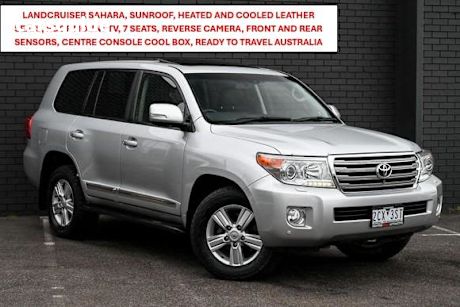 Silver 2014 Toyota Landcruiser SUV SAHARA 4X4