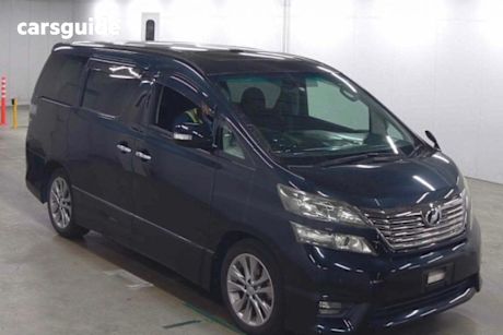 Black 2010 Toyota Vellfire SUV 2.4Z PLATINUM SELECTION II - 7 SEATER