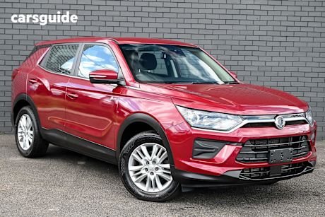Red 2022 Ssangyong Korando SUV EX F