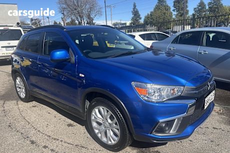 Blue 2018 Mitsubishi ASX Wagon Es (2Wd)
