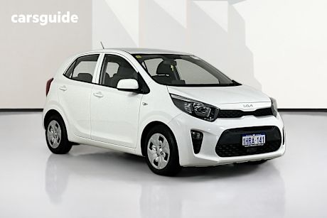 White 2022 Kia Picanto Hatchback S (Pe)