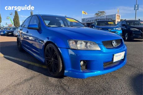 Blue 2010 Holden Commodore Sedan SS R