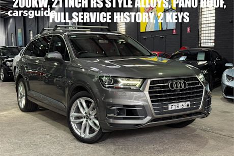 Grey 2016 Audi Q7 SUV TDI 4WD