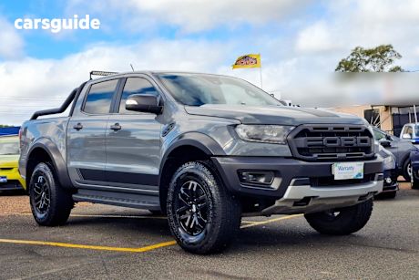 Grey 2020 Ford Ranger Double Cab Pick Up Raptor 2.0 (4X4)
