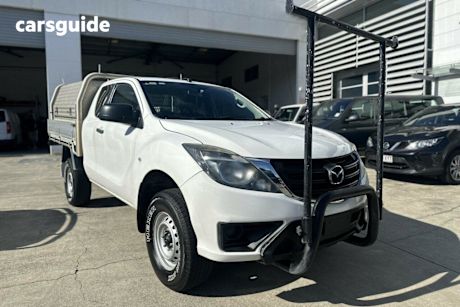 White 2018 Mazda BT-50 Freestyle Cab Chassis Xt (4X2)