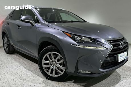 Grey 2015 Lexus NX SUV NX300H LUXURY F