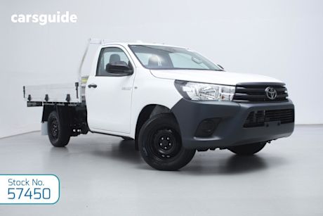 White 2021 Toyota Hilux Cab Chassis Workmate (4X2)