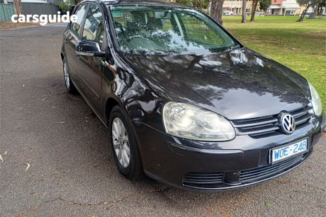 Black 2008 Volkswagen Golf Hatchback 1.9 Tdi Comfortline