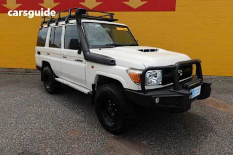 White 2017 Toyota Landcruiser Wagon Workmate (4X4)