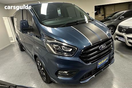 Blue 2020 Ford Transit Custom Van 340L (Lwb)